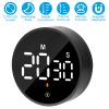 2.79in LED Digital Kitchen Timer Electronic Countdown Timer Dimmable Mutable Magnetic Clock for Classroom Library Office Cooking