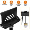 Rear Grease Drainage Funnel Fit For Blackstone Griddle Grease Catcher With 39.76IN Heat Resistant Hose Stainless Steel Grease Collector