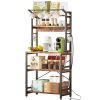 Modern Heavy Duty Baker's Rack Kitchen Living Room Office Shelving Unit