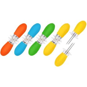 Corn Holders, 10Pcs Corn Cob Holders Stainless Steel Corn On The Cob Holders BBQ Fork Skewers For Home Cooking Parties Camping-Ban On Selling On (Option: 10pcs)