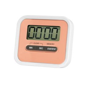 Digital Kitchen Cooking Timer Large LCD Baking Count-Down Up Clock Loud Alarm Magnetic (Option: Pink)