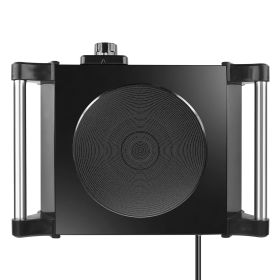 1000W Electric Single Burner Portable Heating Hot Plate Stove Countertop RV Hotplate with 5 Temperature Adjustments Portable Handles (Option: Black_Single)