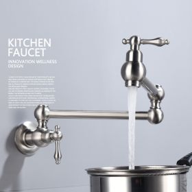 Wall-mounted Folding Faucet (Option: Folding faucets)