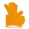 BBQ Gloves 446℉Heat Resistant BBQ Grill Gloves with Meat Claws Silicone Non-Slip Pot Holder Waterproof Oven Mitt for Roasts BBQ Cooking Baking